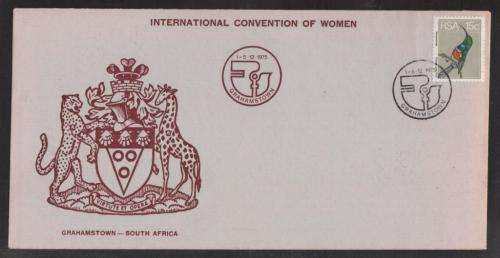 RSA 1975 INTERNATIONAL CONVENTION OF WOMEN COM COVER GRAHAMSTOWN 1-5/12/75 D/S