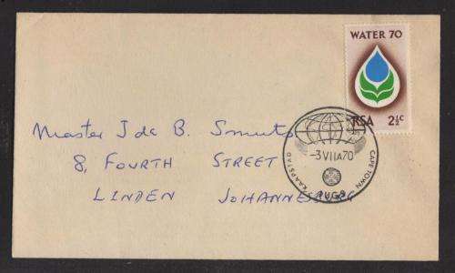 RSA 1970 IUGS COM COVER WITH 3/7/70 DS