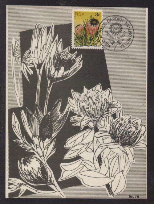 RSA 1977 WILD FLOWER GARDEN PRIVATE MAXI CARD #14