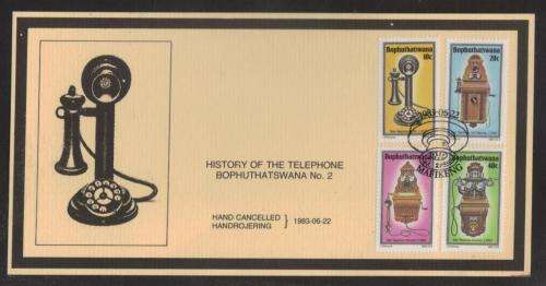 BOP 1983 HISTORY OF THE TELEPHONE LIMITED EDITION PRIVATE HAND CANCELLED MAXI CARD #2