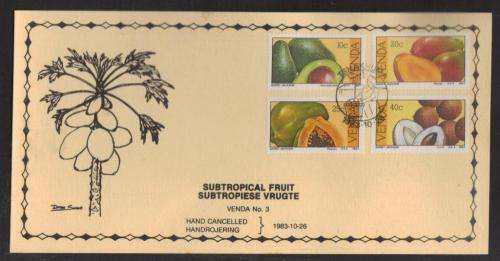 VENDA 1983 SUBTROPICAL FRUIT PRIVATE LIMITED EDITION HAND CANCELLED MAXI CARD #3