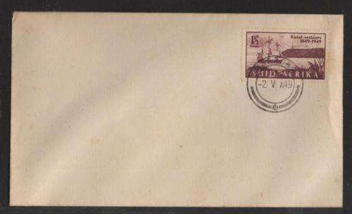 UNION SA 1949 ARRIVAL BRITISH SETTLERS PRIVATE FDC