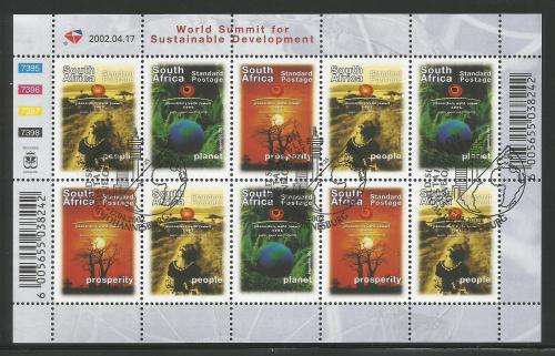 RSA 2002 SUSTAINABLE DEVELOPMENT CTO FULL SHEET OF 10