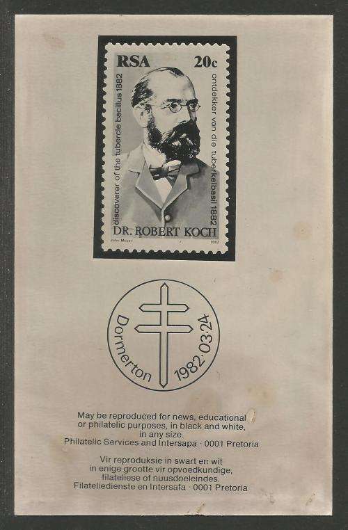 RSA 1982 DR ROBERT KOCH PHOTOGRAPHIC MEDIA/PUBLICITY RELEASE