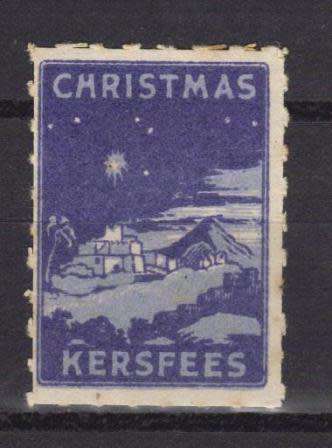UNION SA 1929 MINT SINGLE CHRISTMAS LABEL