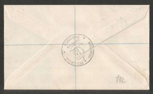 RSA 1963 RED CROSS 2&1/2c ON REG AIRMAIL FDC WITH OFFICIAL D/S ADDRESSED TO OMARURU SWA