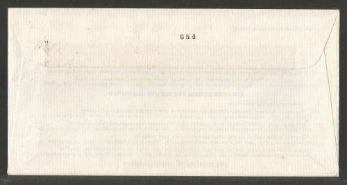 SA NAVY COM COVER #19 - 1ST COMMISSIONING SAS OUTENIQUA D/S COUNTER 5 SIGNED BY 3 (ALL IN BLACK)