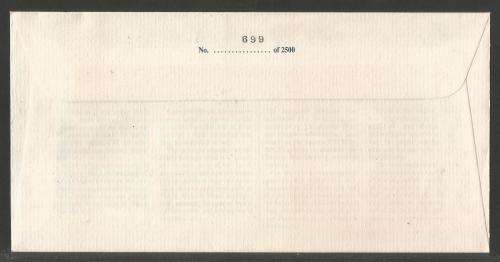 SA NAVY COM COVER # 20 - 50 YEARS SINCE V-J DAY SIGNED COMMODORE SA NAVY
