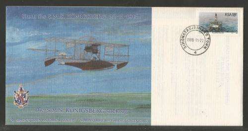 SA NAVY COM COVER SIMONS TOWN HISTORICAL SOCIETY # 4 - HUNT THE SMS KONIGSBERG