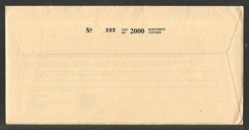 SA AIR FORCE (SAAF) FLIGHT COVER #AF11 - 1995 75TH ANNIV SAAF SIGNED CHIEF OF THE AIR FORCE