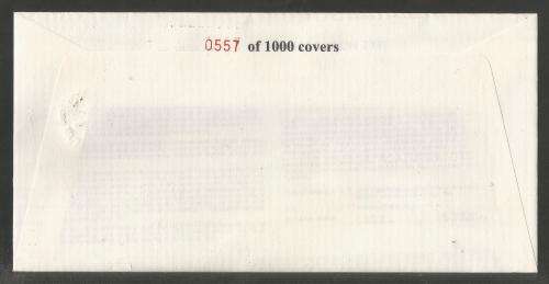 SA AIR FORCE (SAAF) FLIGHT COVER # S2 - 2001 SILVER QUEEN COMMEMORATION WITH DOUBLE D/S