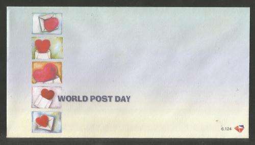 RSA 2000 WORLD POST DAY UNSERVICED FDC 6.124