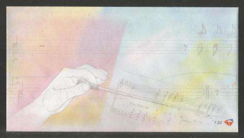 RSA 2001 CELEBRATION OF MUSIC UNSERVICED FDC 7.22