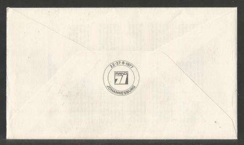 SA AIRWAYS (SAA) FLIGHT COVER # 26 1977 BOEING 727 WINDHOEK - JHB