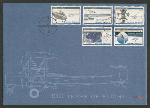 RSA 2003 100 YEARS OF FLIGHT OFFICIAL FDC 7.66