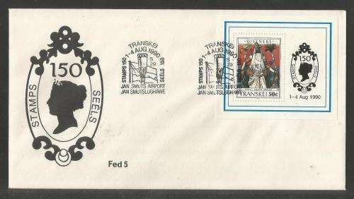 TRANSKEI 1990 PHILATELIC FEDERATION COM COVER FED 5