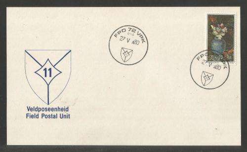 MILITARY COM CARD - 1980 72 FIELD POST OFFICE (FPO / VPK) DATED 27/5/80 A