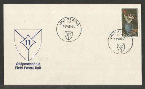 MILITARY COM CARD - 1980 71 FIELD POST OFFICE (FPO / VPK) DATED 18/8/80 A