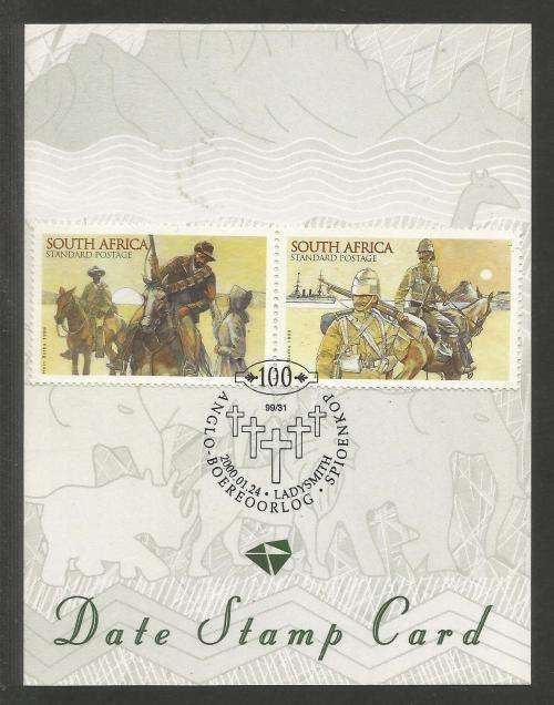 RSA 1999 ANGLO BOER WAR - SPIOENKOP - DATE STAMP CARD 99/31