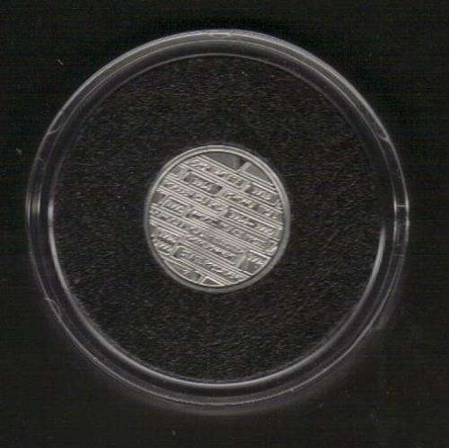 COMMEMORATIVE MEDAL 2008 MANDELA 90 YEARS 1/10 OZ PLATINUM