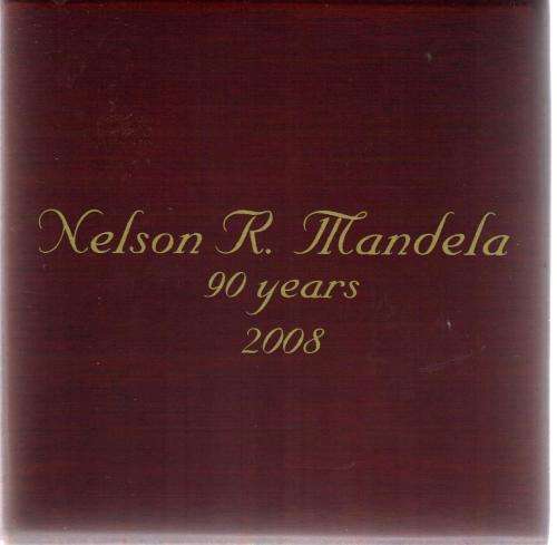 COMMEMORATIVE MEDAL 2008 MANDELA 90 YEARS 1/10 OZ PLATINUM
