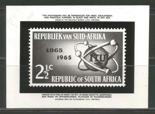 RSA 1965 CENTENARY ITU 2and1/2c PHOTOGRAPHIC MEDIA/PUBLICITY RELEASE