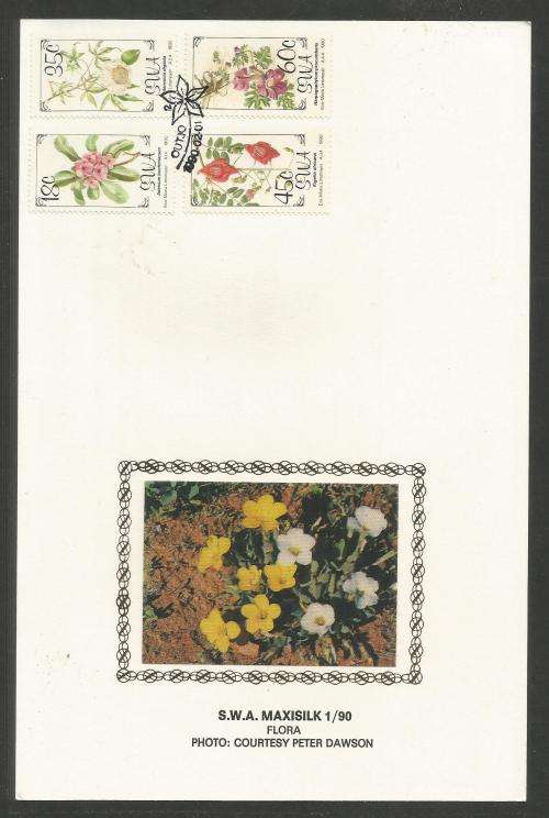 SWA 1990 FLORA LIMITED EDITION MAXISILK CARD # 1/90