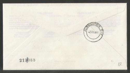 AVIATION 1991 FLITESTAR #12 1ST FLIGHT COVER WALVIS BAY - ALEXANDER BAY 3/12/91