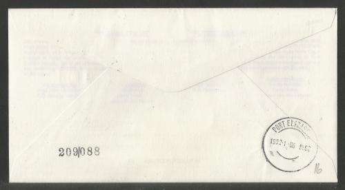 AVIATION 1992 FLITESTAR #16 1ST FLIGHT COVER GEORGE - PORT ELIZABETH 6/1/92