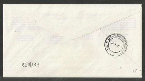 AVIATION 1992 FLITESTAR #17 1ST FLIGHT COVER WYNBERG - DURBAN 6/1/92
