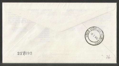 AVIATION 1992 FLITESTAR #26 1ST FLIGHT COVER CAPE TOWN - DURBAN 15/1/92