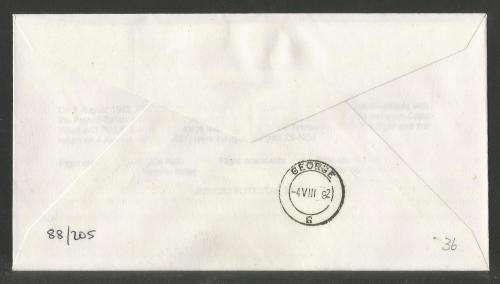 AVIATION 1992 FLITESTAR #36 1ST FLIGHT COVER ATR72 JHB - GEORGE 4/8/92