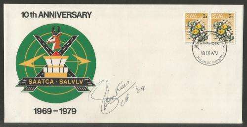 SWA 1979 10TH ANNIV SAATCA COM COVER SIGNED