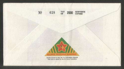 SA DEFENCE FORCE (SADF) COM COVER #12 - 1991 50TH ANNIV BATTLE OF SIDI REZEGH SIGNED IN BLACK