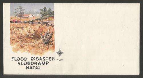 RSA 1987 FLOOD DISASTER UNSERVICED FDC 4.22.1
