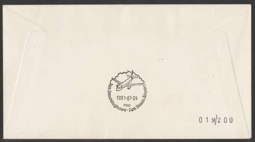 AVIATION 1991 SAA MUSEUM FLIGHT COVER #14 CATHAY PACIFIC HONG KONG TO JHB SIGNED CAPTAIN