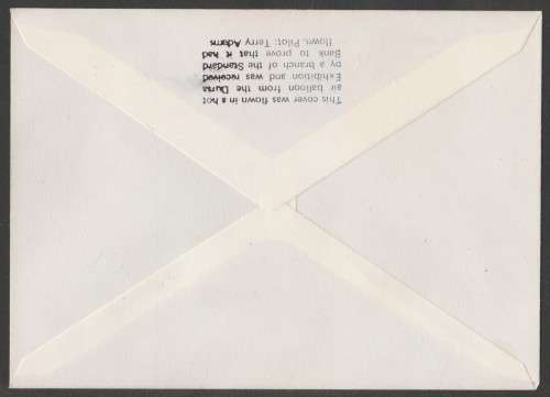 AVIATION 1983 AIRPHILSA FLIGHT COVER #50 200TH ANNIV 1ST HOT AIR BALLOON FLIGHT FLOWN DBN TO VERULAM