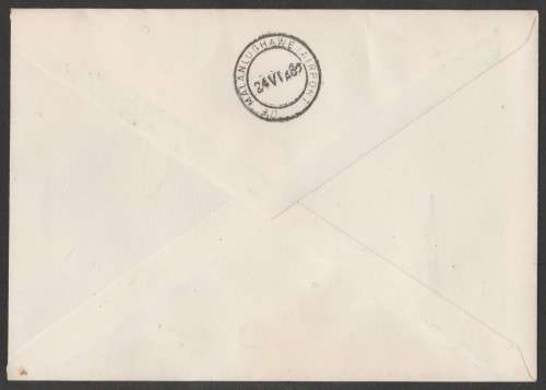 AVIATION 1982 AIRPHILSA FLIGHT COVER #55 LAST BOEING 727 FLIGHT SAA JHB - DF MALAN SIGNED CAPT