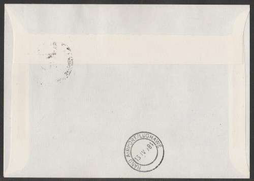 AVIATION 1984 AIRPHILSA FLIGHT COVER #66 1ST DAY OF 11c INTERNAL RATE FLOWN JAN SMUTS - RAND AIRPORT