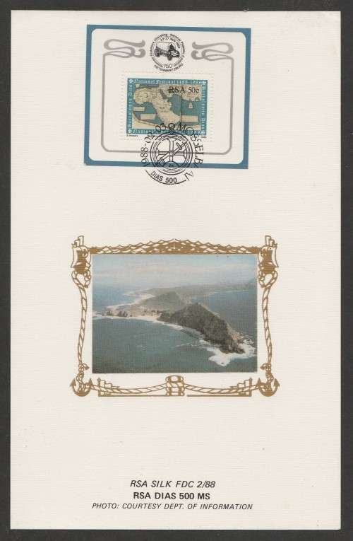 RSA 1988 DIAS 500 M/S LIMITED EDITION MAXISILK CARD # 2/88