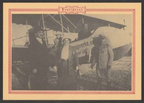 AVIATION 1989 75 YEARS 1ST AIRMAIL IN GERMAN SWA UNUSED POSTCARD