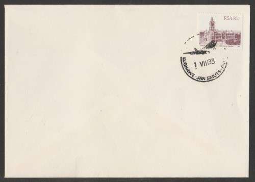 AVIATION 1983 FLIGHT COVER JAN SMUTS AIRPORT D/S 1/8/83
