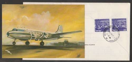 AVIATION 1980 60 YEARS AVIATION IN SA FLIGHT COVER 30TH ANNIV SA AND ISRAEL 61 IN REAR D/S