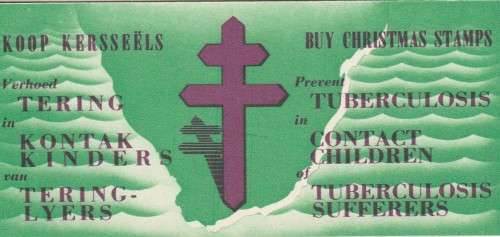 RSA 1964 10c CHRISTMAS LABELS BOOKLET COMPLETE WITH 2 MNH PANES