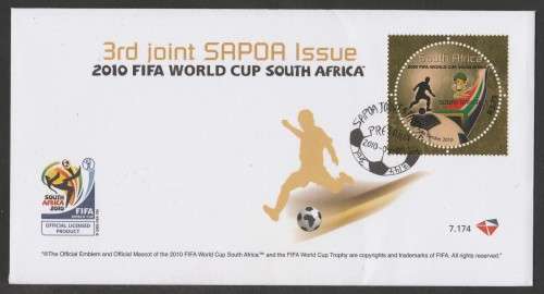 RSA 2010 FIFA WORLD CUP SA OFFICIAL FDC 7.174