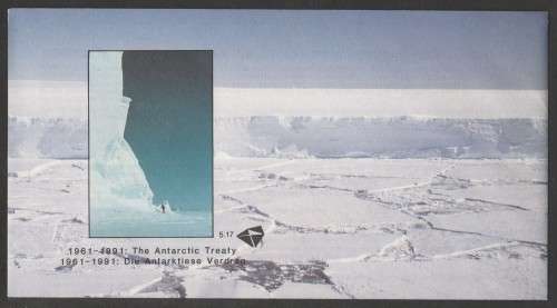 RSA 1991 ANTARCTIC TREATY UNSERVICED FDC 5.17