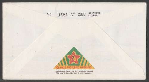 SA DEFENCE FORCE (SADF) COM COVER #14 - 1992 50 YEARS BATTLE OF TOBRUK - SIGNED IN BLACK