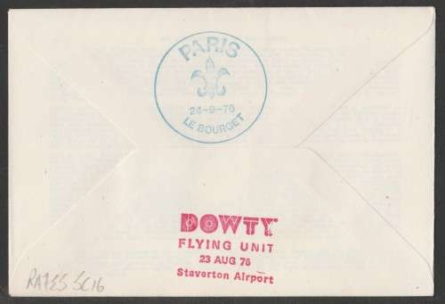 AVIATION 1976 FLIGHT COVER RAF ESCAPING SOCIETY WING CDR BE EMBRY