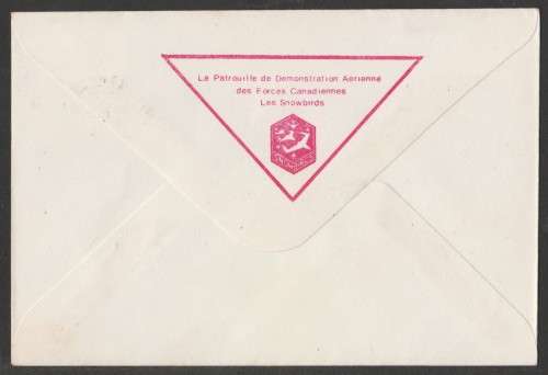 AVIATION 1976 CANADIAN ARMED FORCES SIGNED FLIGHT COVER SNOWBIRDS AEROBATIC FLIGHT