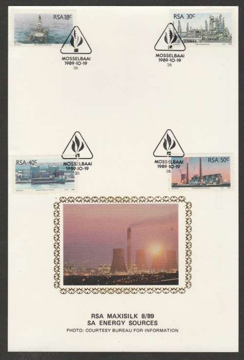 RSA 1989 ENERGY SOURCES LIMITED EDITION MAXISILK CARD # 8/89